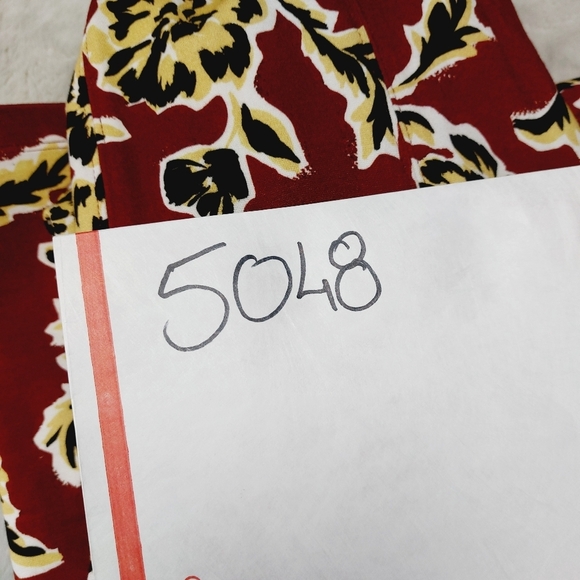 New Tanya Taylor Women's Red Thea Floral Fit and Flare Dress P5048 - Picture 10 of 10